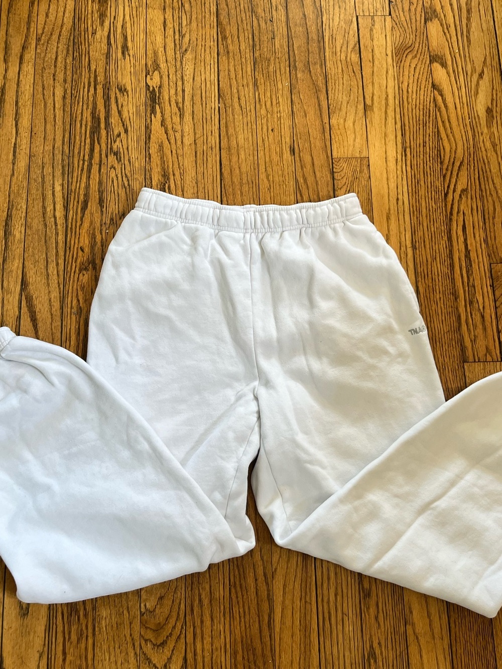 TNA Aritzia White Sweatpants